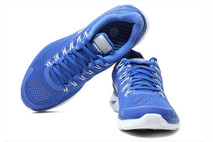 Светло-синие кроссовки мужские Nike Lunarglide 4 на каждый день